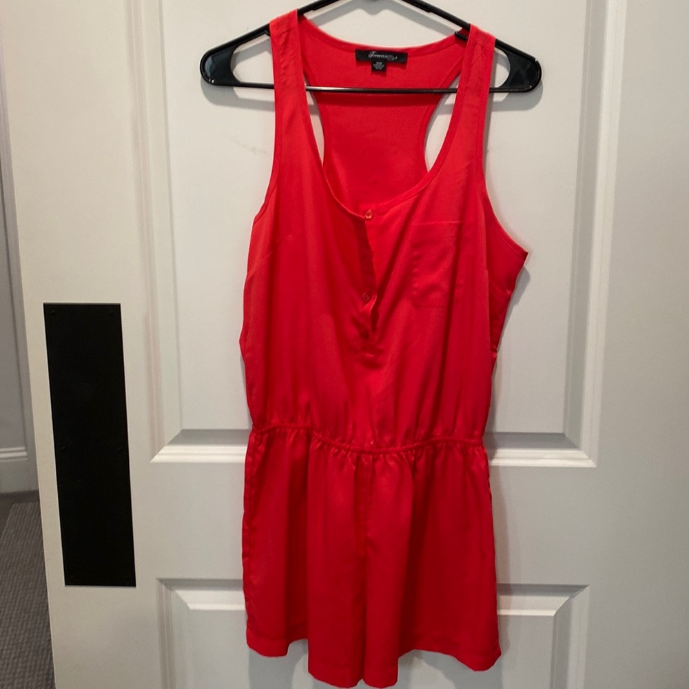 Fun orange romper